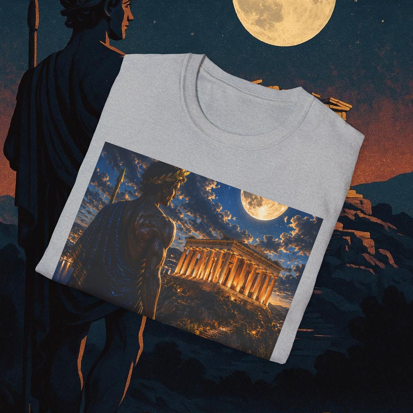 "Camiseta Grecia: Cuna de Dioses, Maravillas y Filosofía 🌊🏛️⚡"