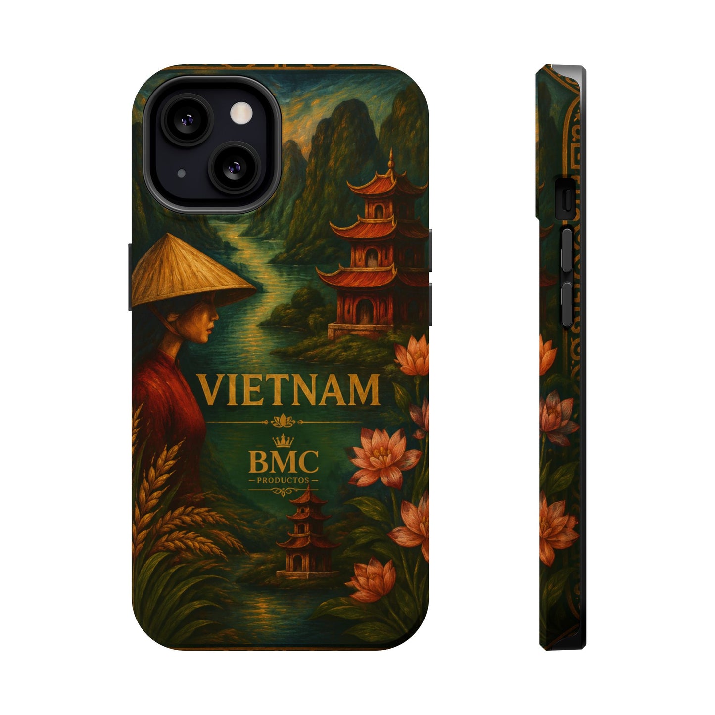 "Funda Magnética Reforzada Magnética Reforzada  Vietnam: Tradición, Naturaleza y Leyendas Ancestrales 🎋🏯🐉"