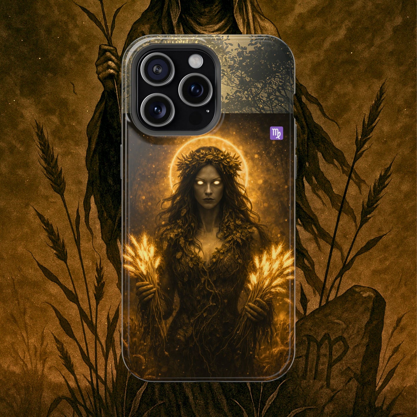 "Funda Magnética Reforzada ♍ Virgo-La Guardiana del Conocimiento"