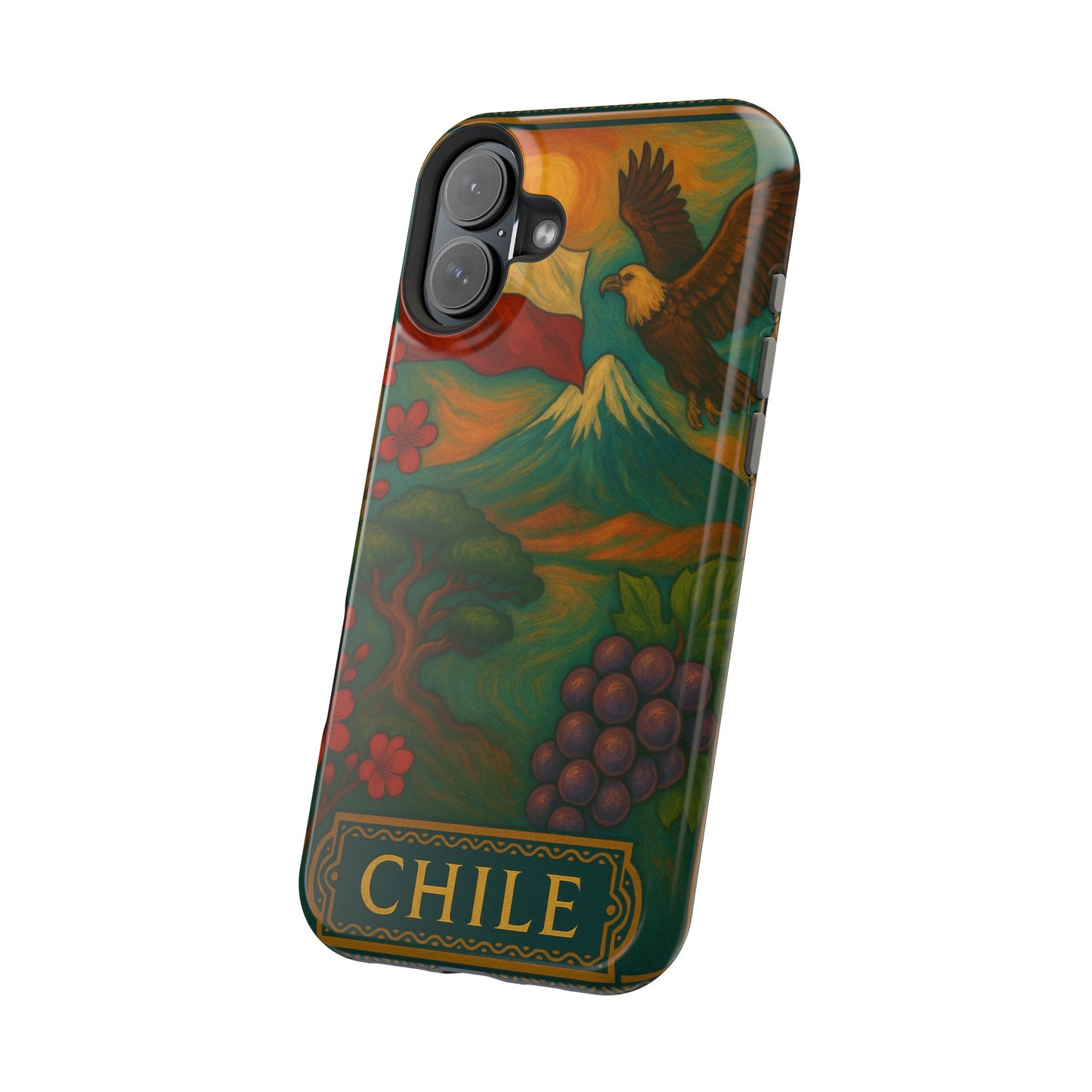 "Funda Magnética Reforzada Magnética Reforzada Chile: Naturaleza Indómita y Horizontes Eternos 🏔️🍇🏜️"