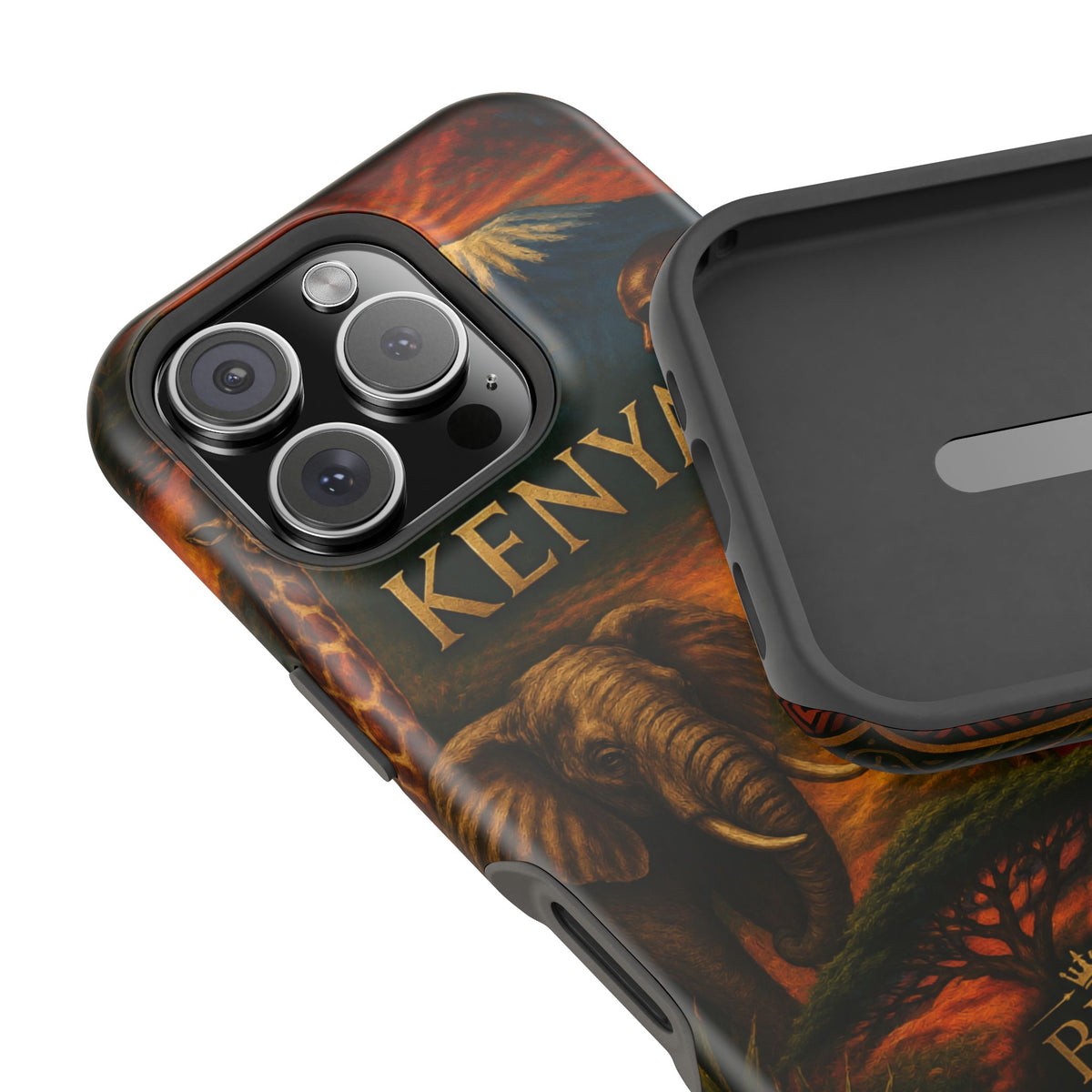 "Reinforced Magnetic Case Kenya: Wild Adventure and Land of Infinite Horizons 🦁🌄🏕️"
