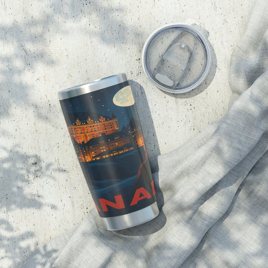 "Vaso Térmico Vagabond 20oz Canadá: Naturaleza Majestuosa y Espíritu Libre 🍁🏞️🦌"