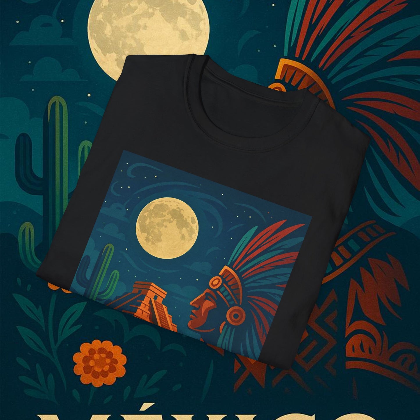 "Camiseta México: Tierra de Colores, Cultura y Corazón 🌵🎉🪅"