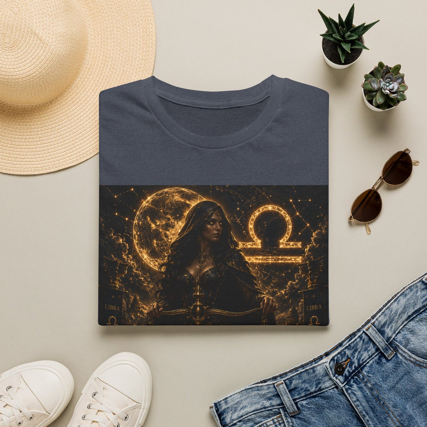 "Camiseta LIBRA – La Guardiana del Equilibrio"