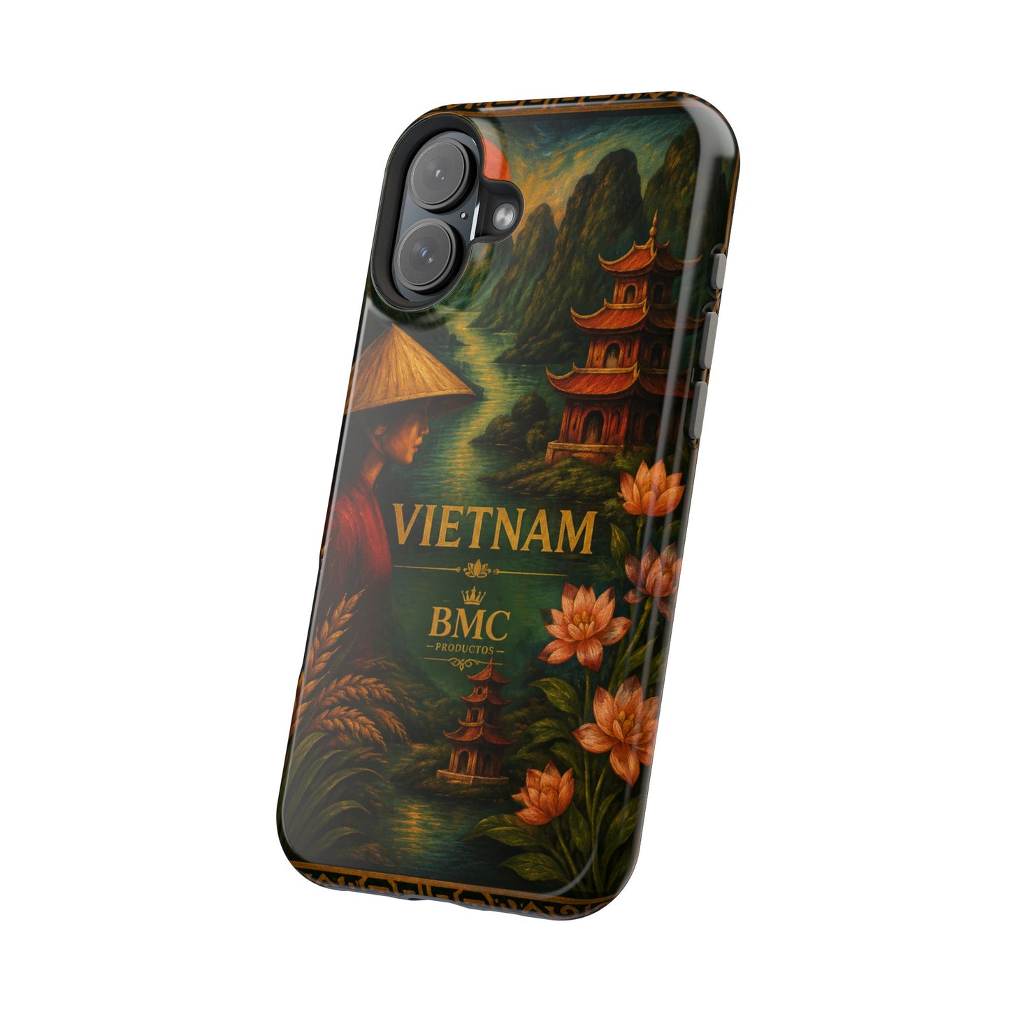 "Funda Magnética Reforzada Magnética Reforzada  Vietnam: Tradición, Naturaleza y Leyendas Ancestrales 🎋🏯🐉"
