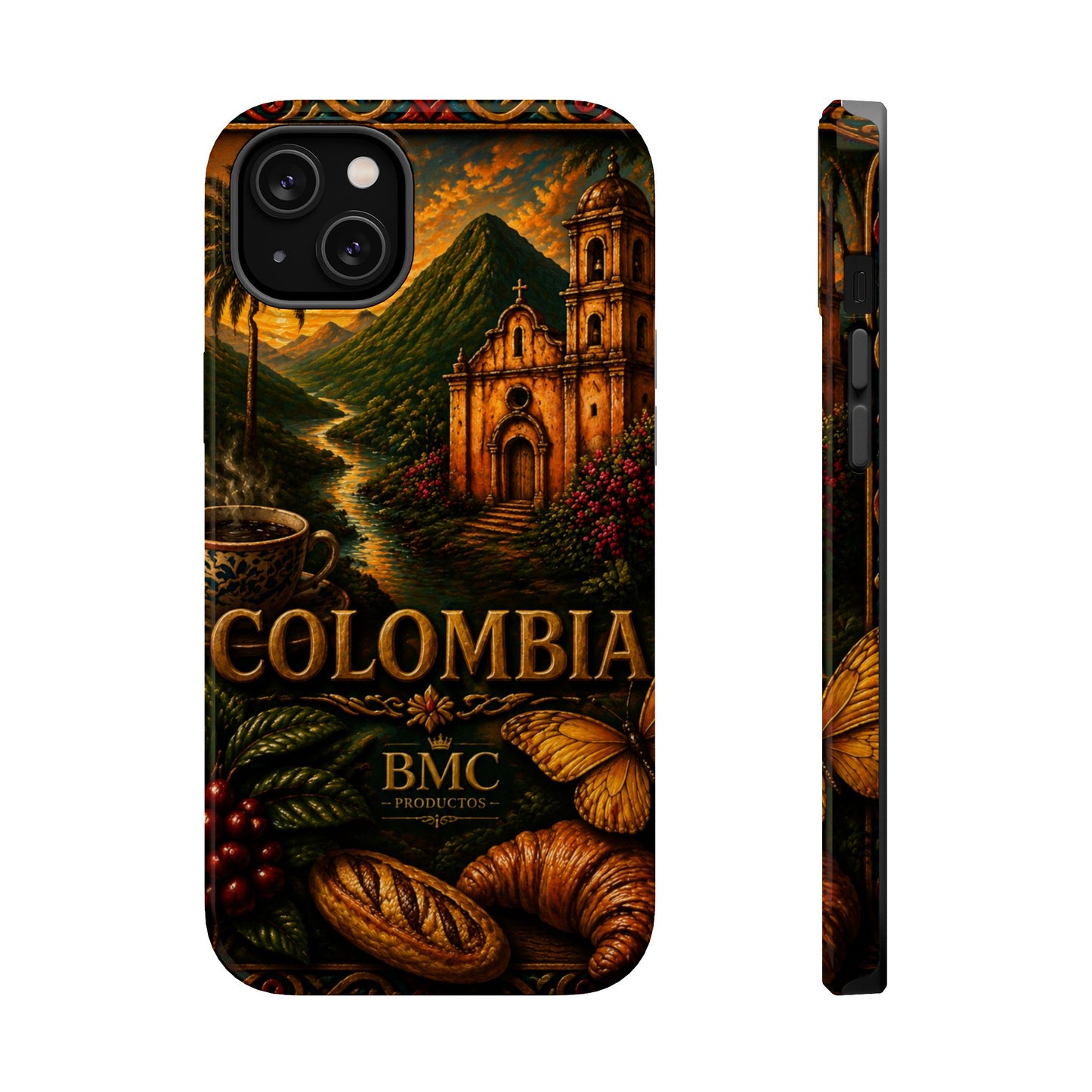 "Funda Magnética Reforzada Colombia: Magia de Colores, Café y Tradición ☕🎨🌄"