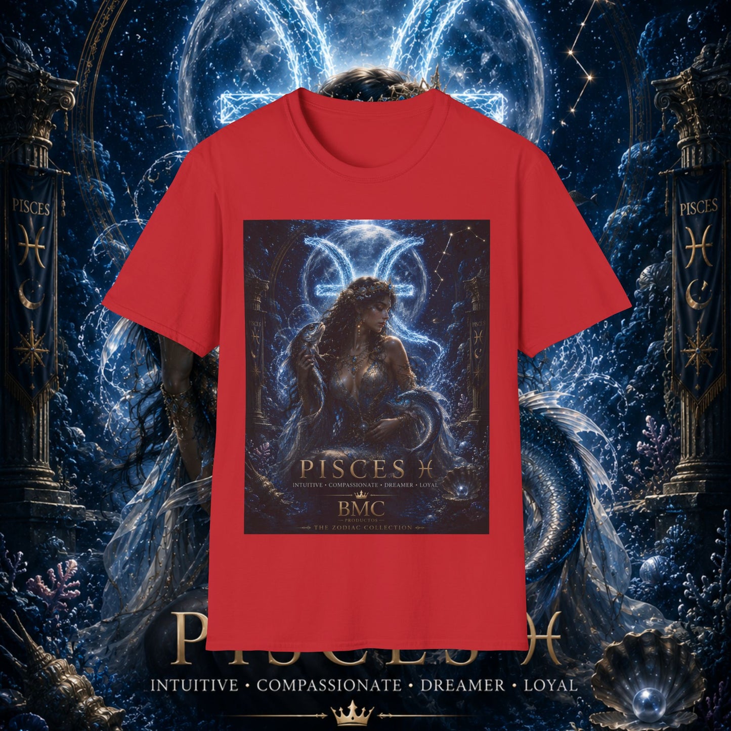 "Camiseta Piscis M — La Guardiana de las Profundidades"