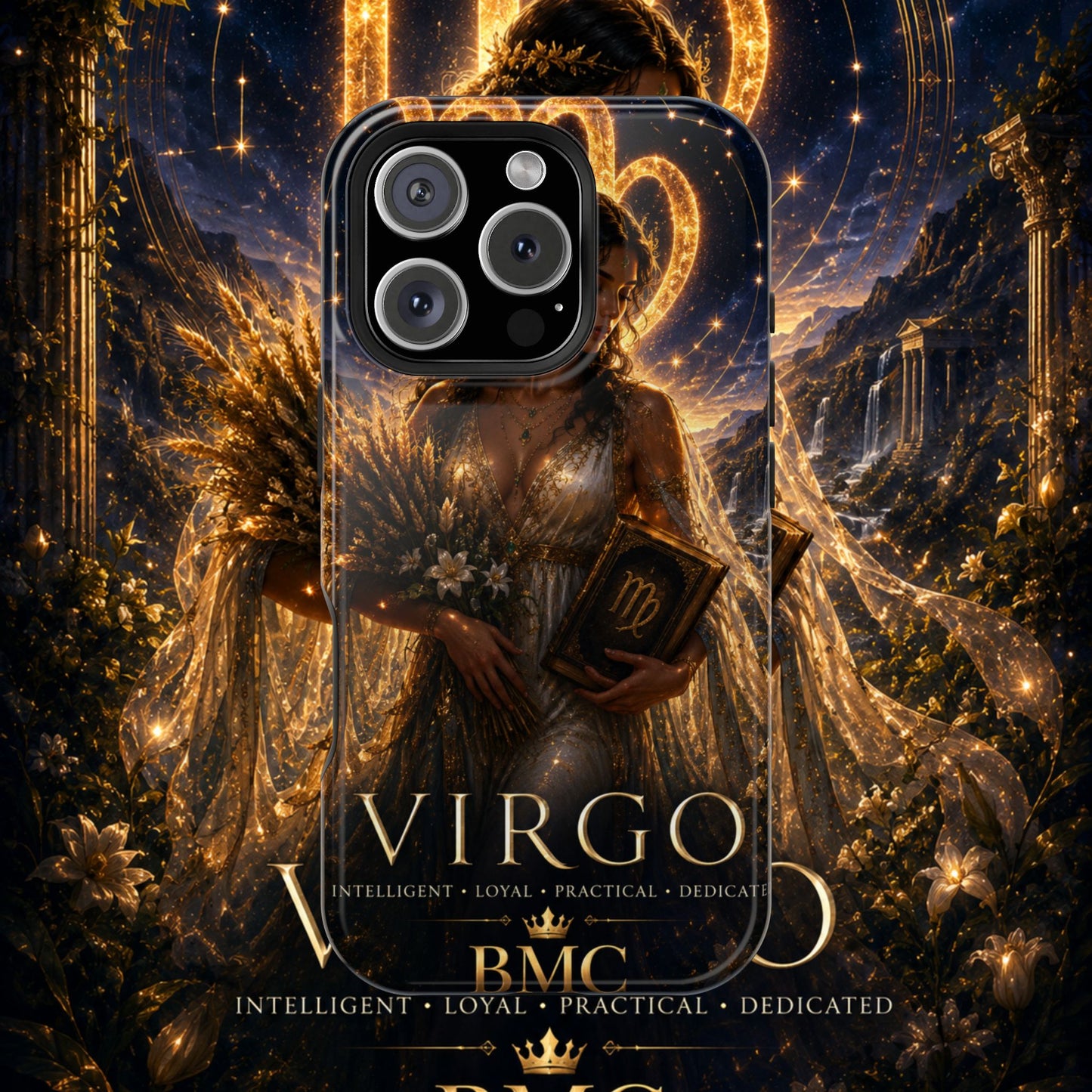 "Funda Magnética Reforzada ♍ Virgo-La Guardiana del Conocimiento"