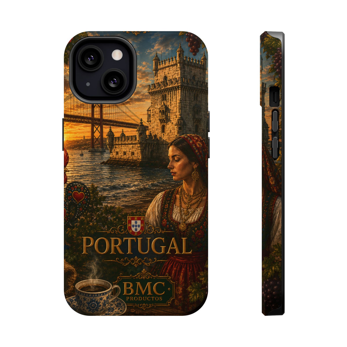 "Reinforced Magnetic Case Portugal: Atlantic Charm, Fados and Azulejos 🌊🎶🧿"