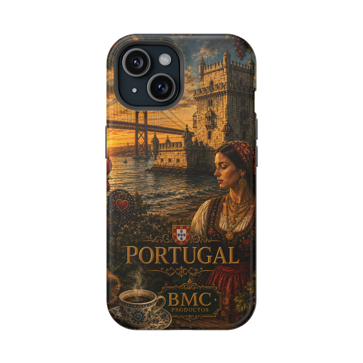 "Reinforced Magnetic Case Portugal: Atlantic Charm, Fados and Azulejos 🌊🎶🧿"