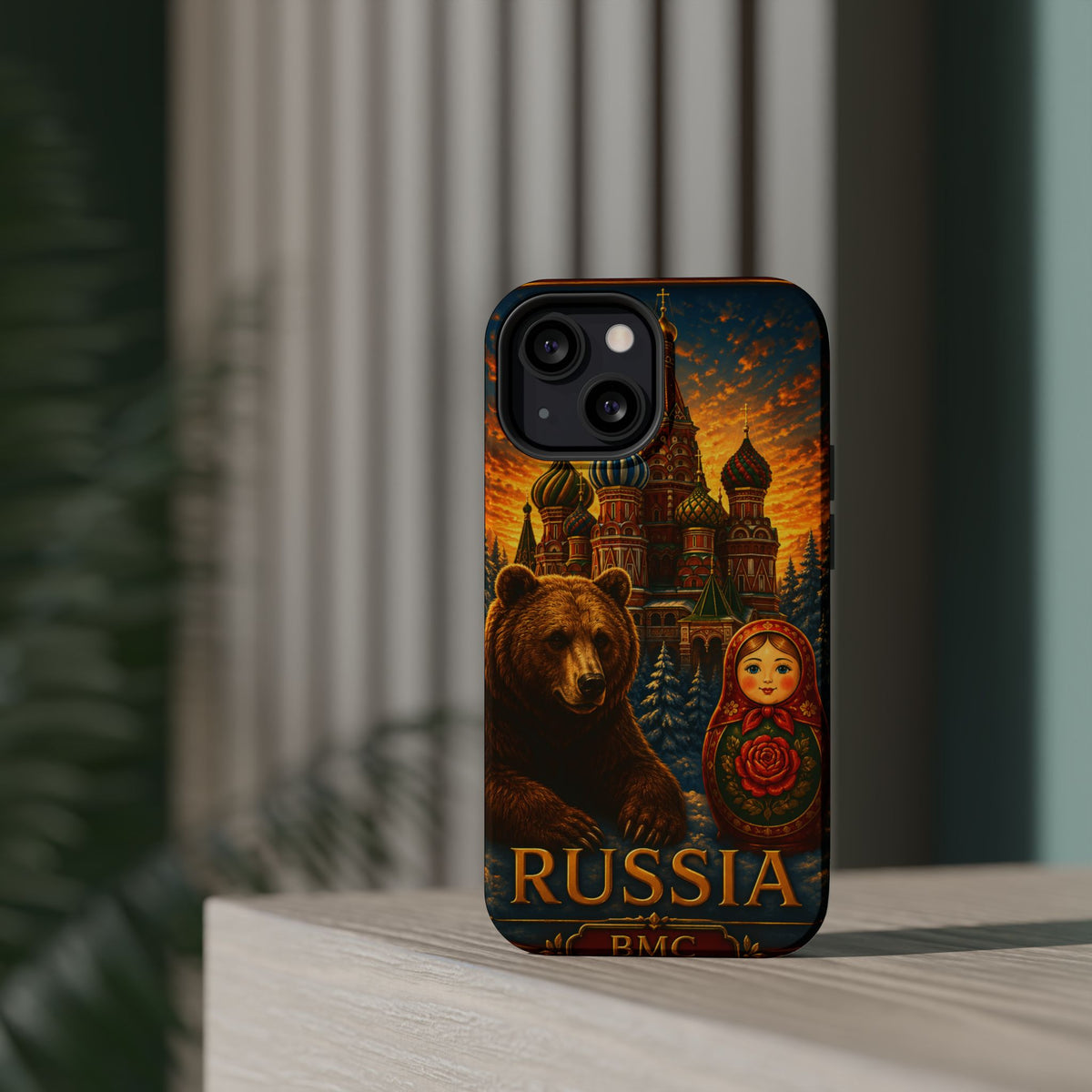 "Reinforced Magnetic Case Russia❄️ – Land of history, mystery, and grandeur"