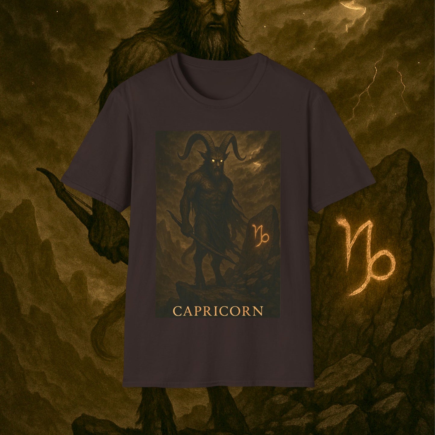 "Camiseta ♑ Capricornio – El Guardián de las Cumbres"
