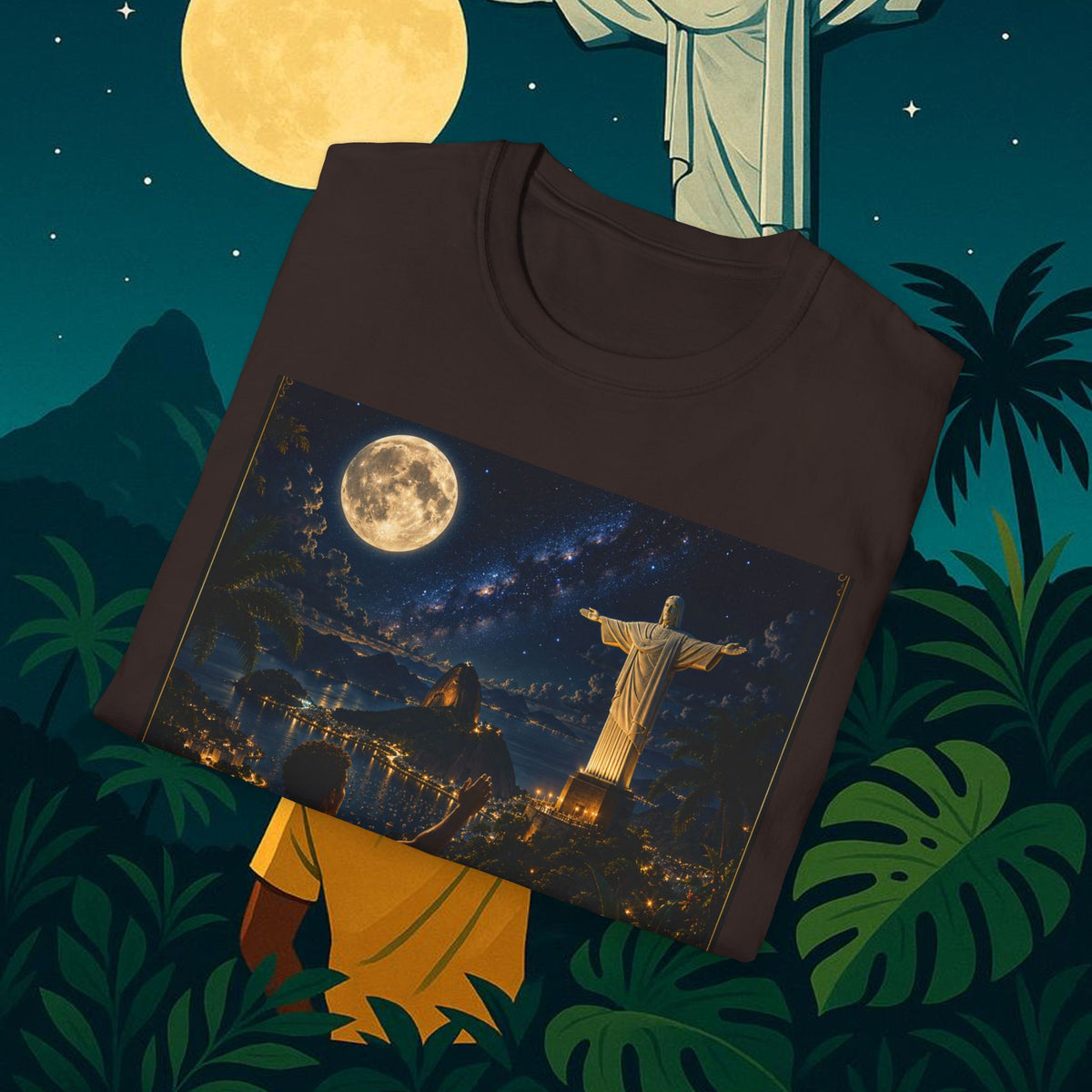 "Camiseta Brasil: Ritmo, Naturaleza y Alegría Infinita 🎶🌴🏖️"