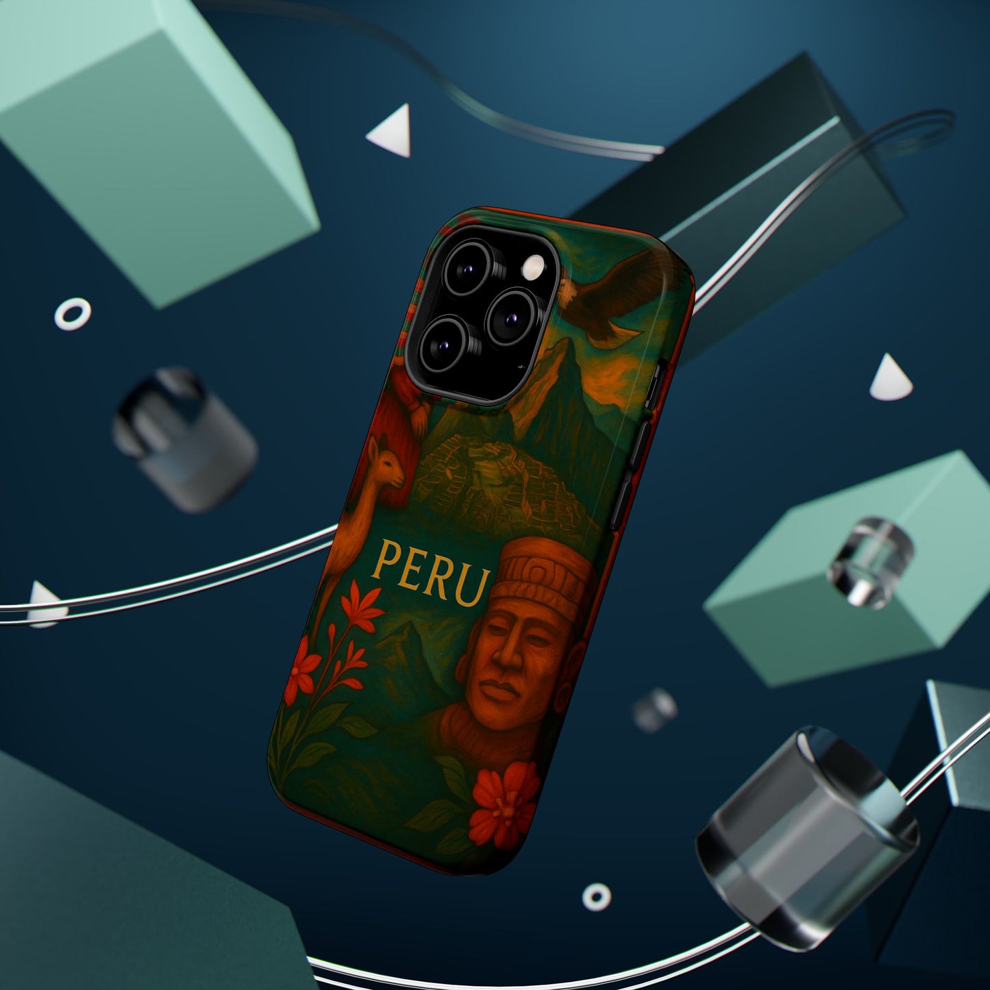 "Funda Magnética Reforzada Perú: Misticismo, Historia y Maravillas Eternas 🏔️🦙🛕"