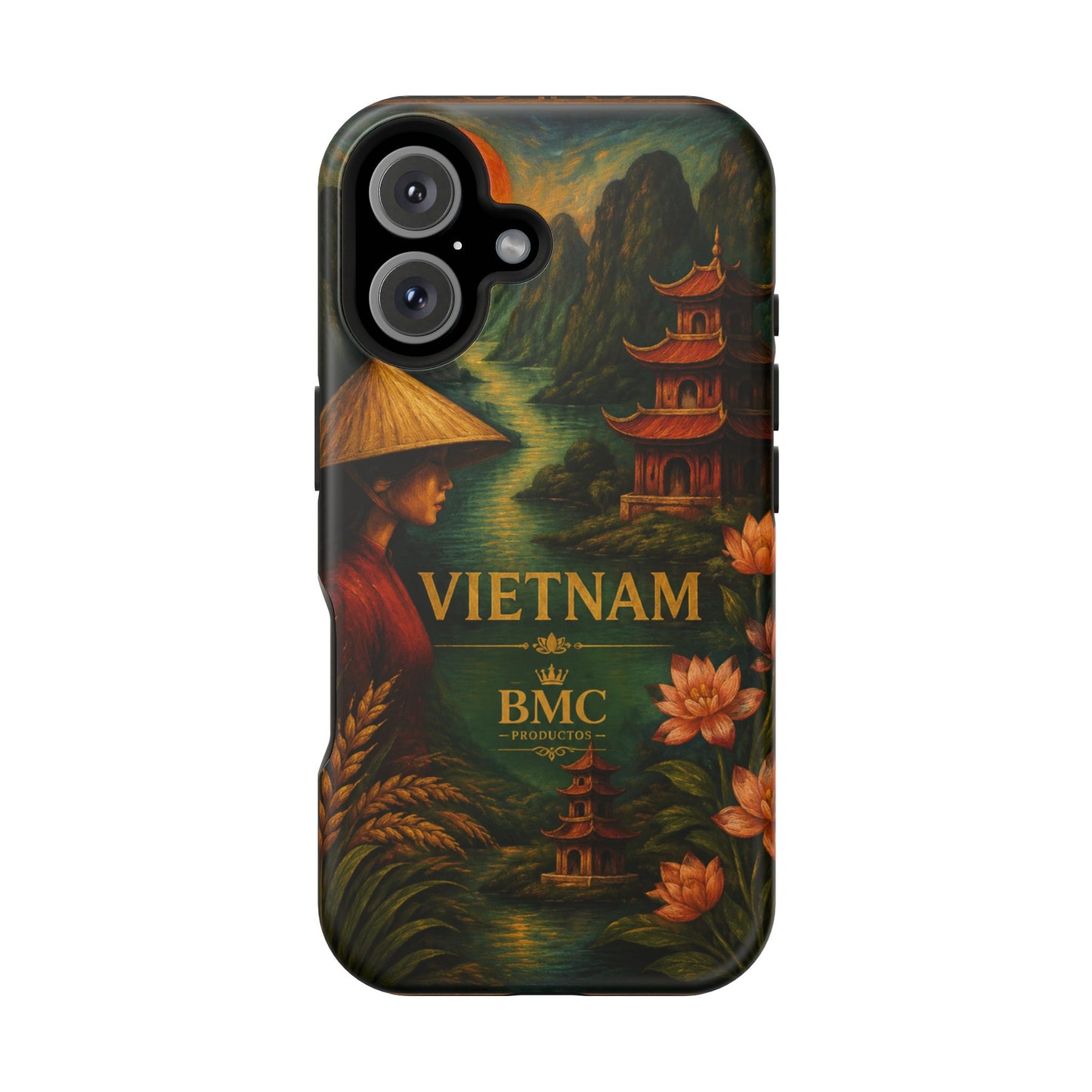 "Funda Magnética Reforzada Magnética Reforzada  Vietnam: Tradición, Naturaleza y Leyendas Ancestrales 🎋🏯🐉"