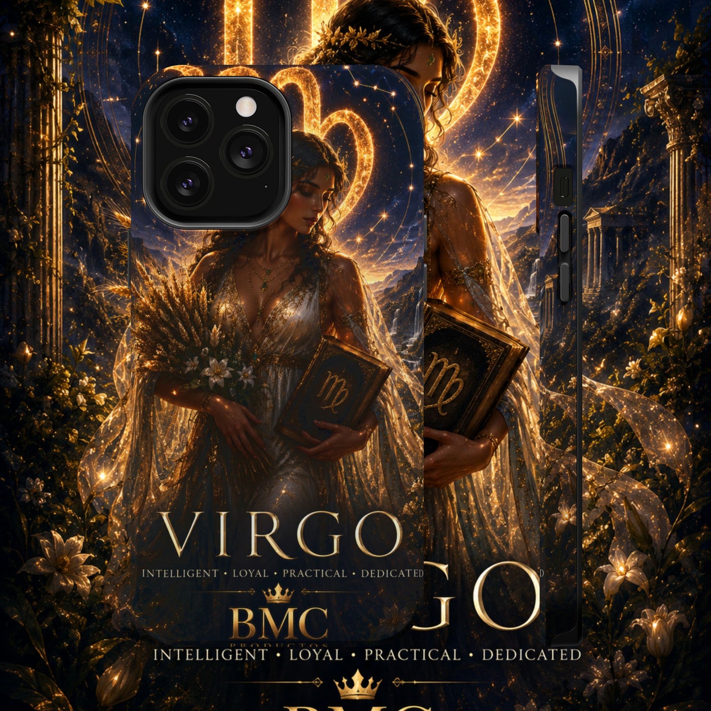 "Funda Magnética Reforzada ♍ Virgo-La Guardiana del Conocimiento"