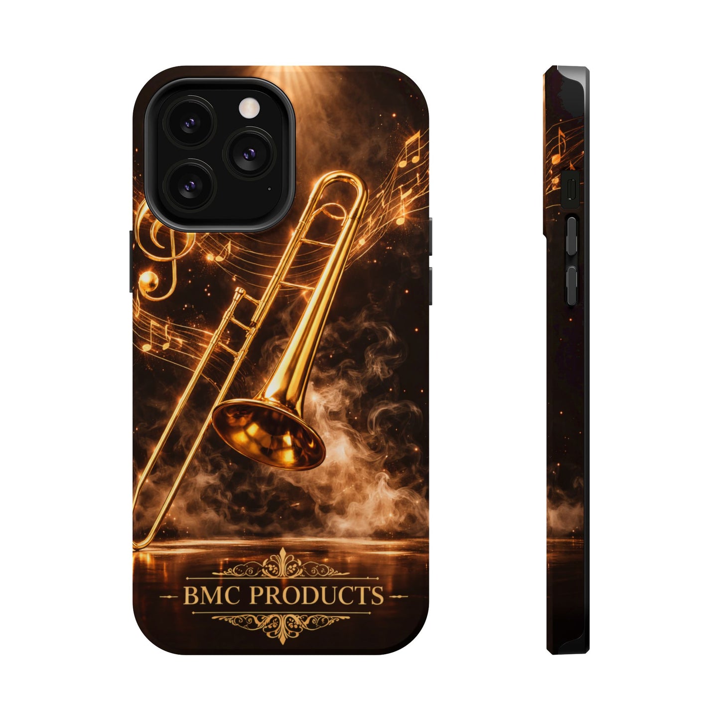 "Funda Magnética Reforzada Magnética Reforzada Trombón 🎷🔥No todos los fuegos hacen ruido… algunos tocan el alma.” 🔥🎷