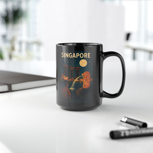 "taza Singapur 🌆 – Futuro, cultura y naturaleza en un solo lugar"