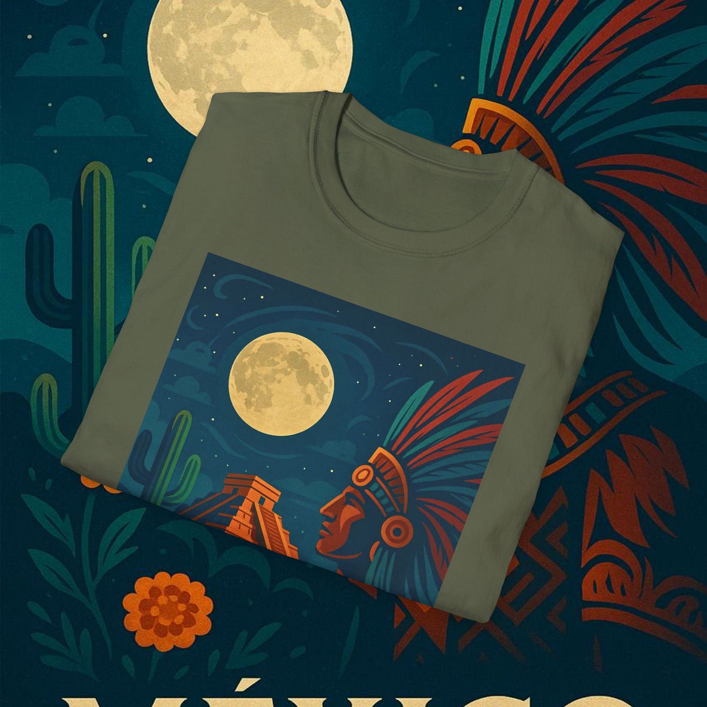 "Camiseta México: Tierra de Colores, Cultura y Corazón 🌵🎉🪅"