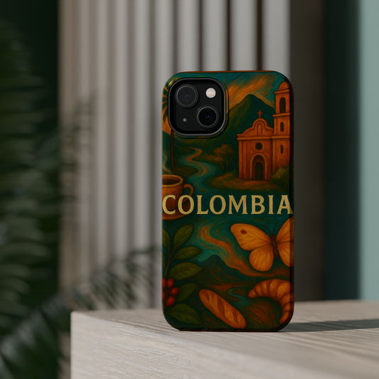 "Funda Magnética Reforzada Colombia: Magia de Colores, Café y Tradición ☕🎨🌄"