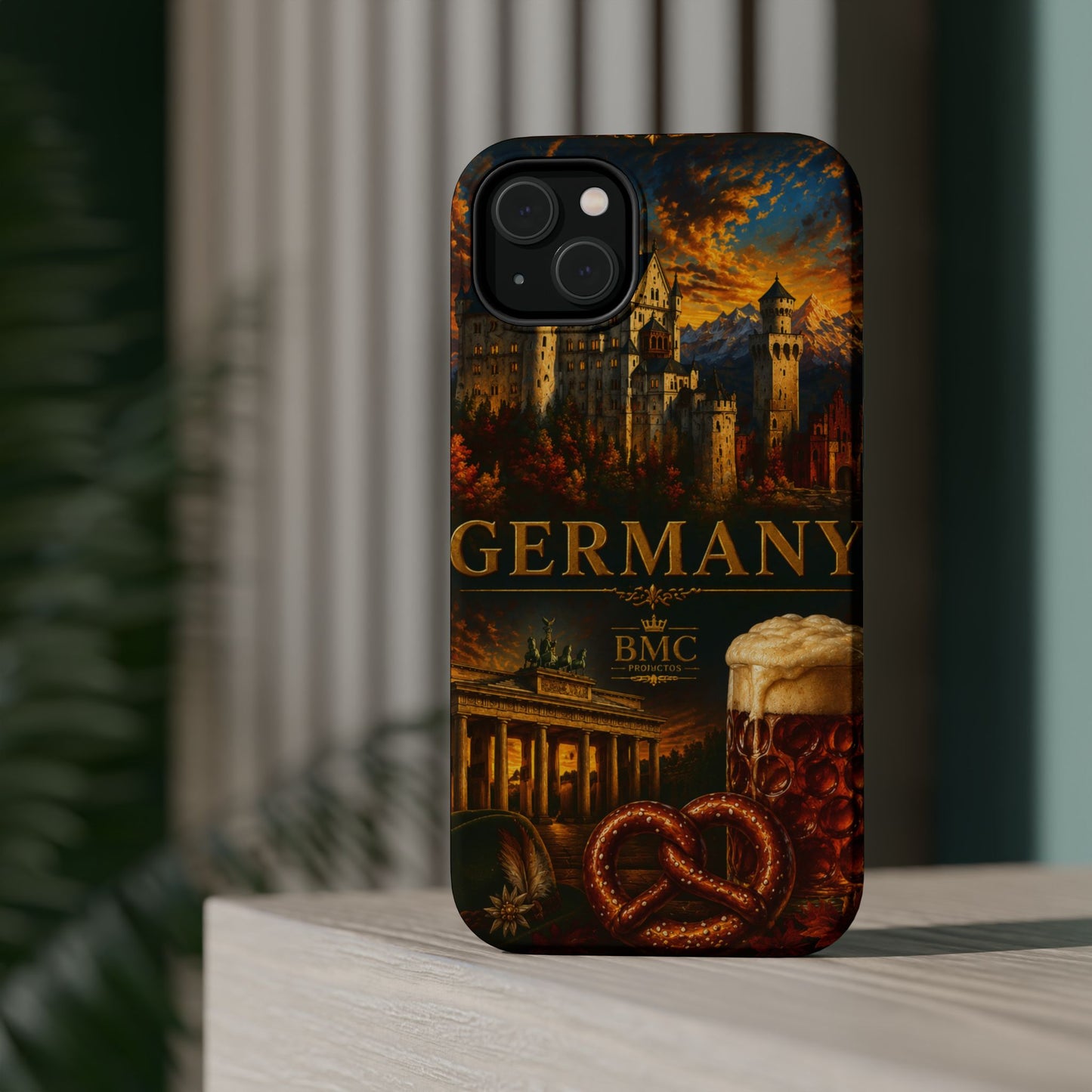 "Funda Magnética Reforzada Alemania: Fortaleza, Historia y Tradición 🎖️🏰🍺"