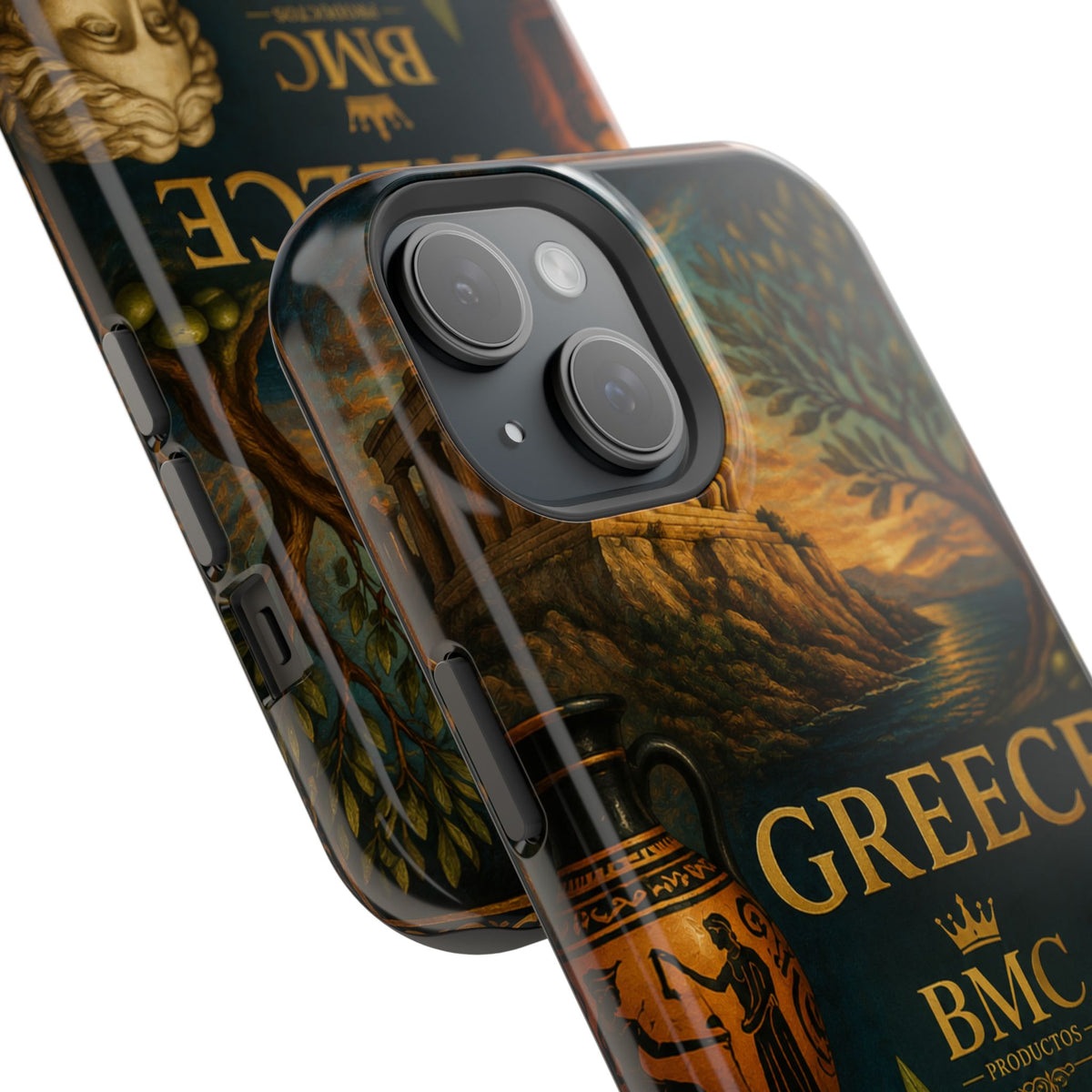 "Funda Magnética Reforzada Magnética Reforzada Grecia: Cuna de Dioses, Maravillas y Filosofía 🌊🏛️⚡"