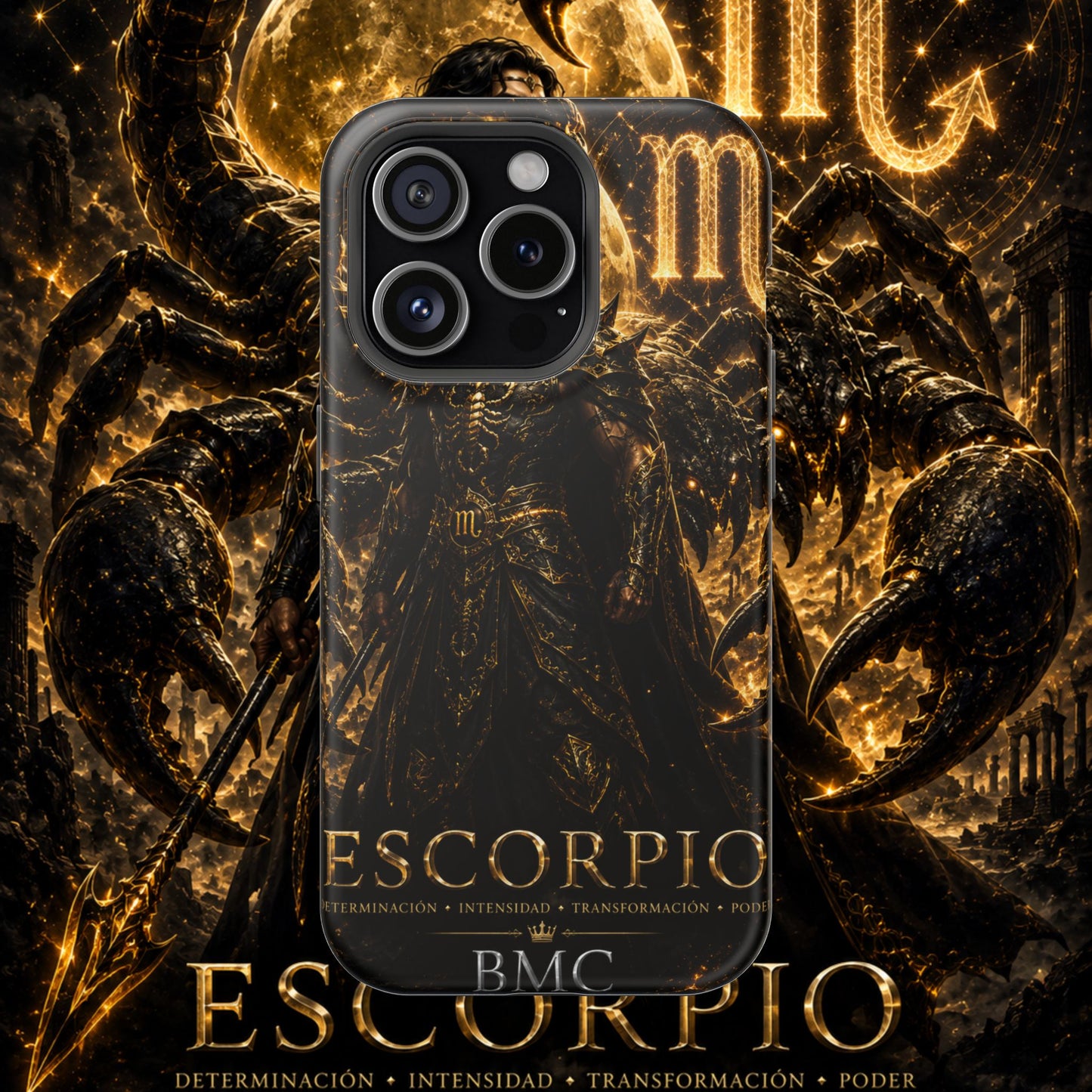 "Funda Magnética Reforzada ESCORPIO – El Vigilante de las Sombras"