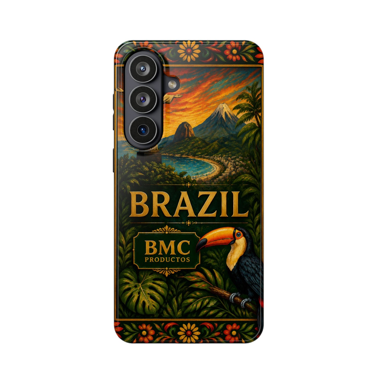 "Funda Magnética Reforzada Magnética Reforzada Brasil: Ritmo, Naturaleza y Alegría Infinita 🎶🌴🏖️"