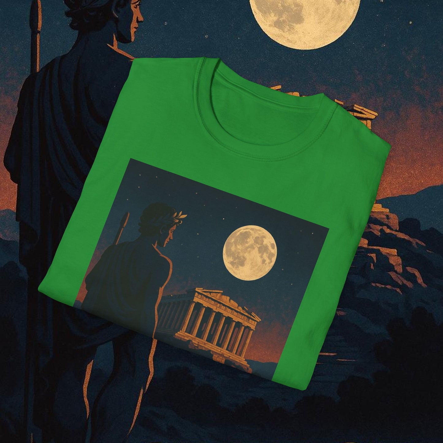 "Camiseta Grecia: Cuna de Dioses, Maravillas y Filosofía 🌊🏛️⚡"