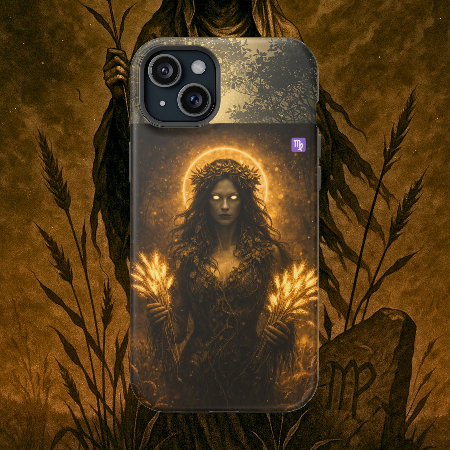 "Funda Magnética Reforzada ♍ Virgo-La Guardiana del Conocimiento"