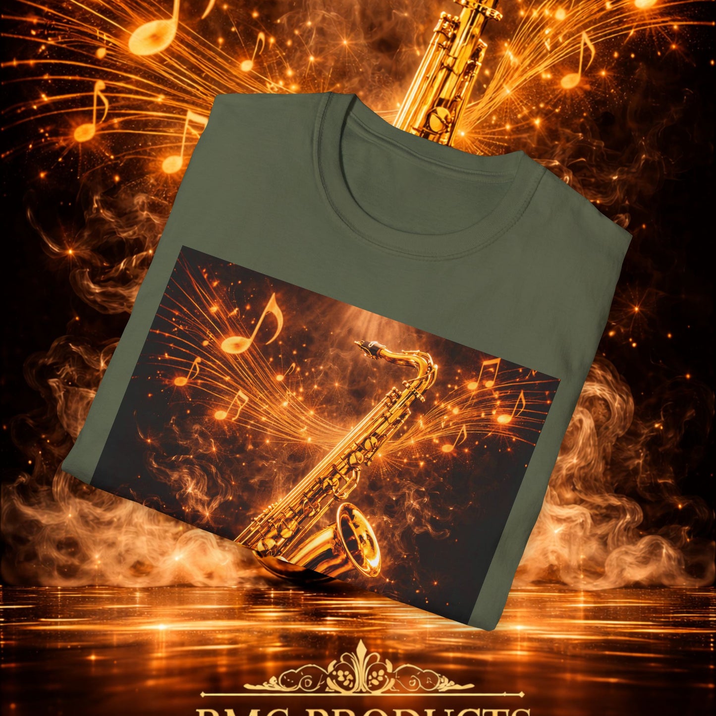 "Camiseta sax 🎷🔥 Haz que arda cada nota.” 🔥🎷