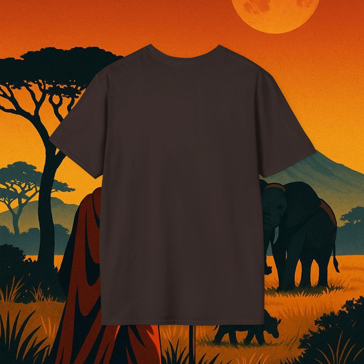 "Camiseta Kenia: Aventura Salvaje y Tierra de Horizontes Infinitos 🦁🌄🏕️"