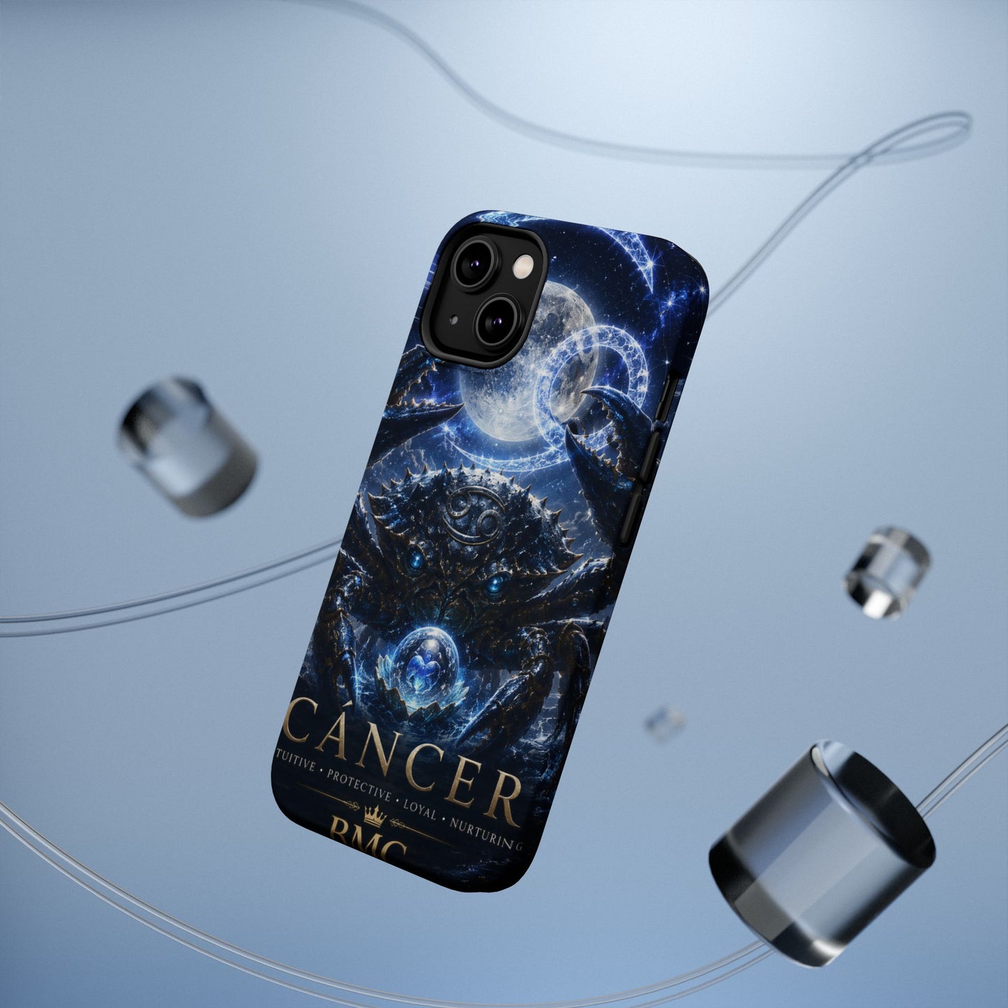 "Funda Magnética Reforzada ♋ Cáncer — Guardián de las profundidades""