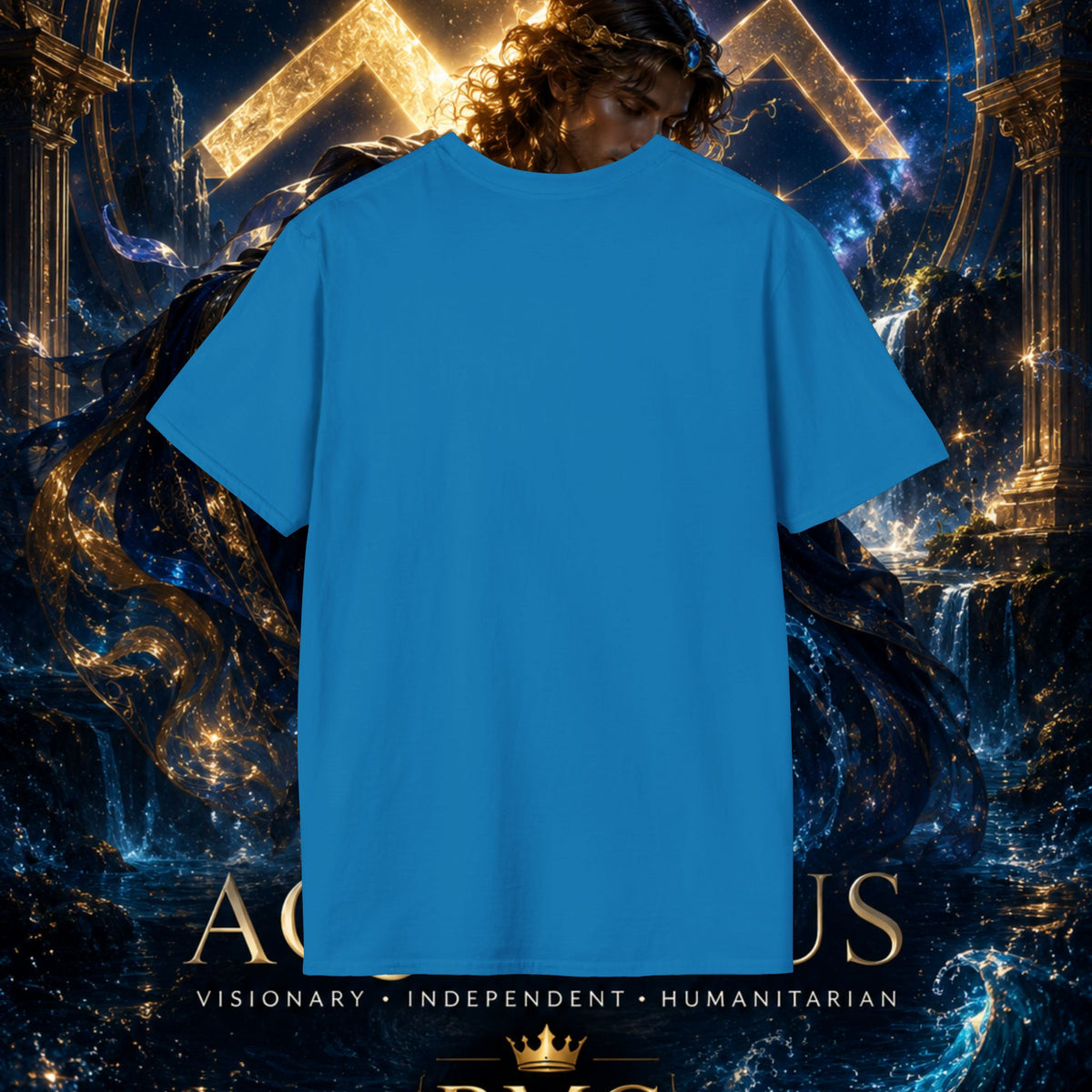 "Camiseta ♒ ACUARIO – El Visionario del Cielo y el Agua"