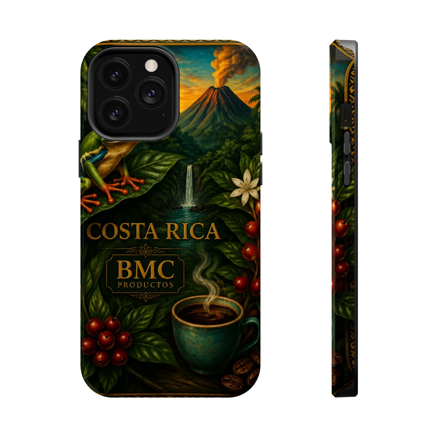 "Funda Magnética Reforzada Magnética Reforzada Costa Rica: Pura Vida entre Volcanes y Selvas 🌋🌴🦜"