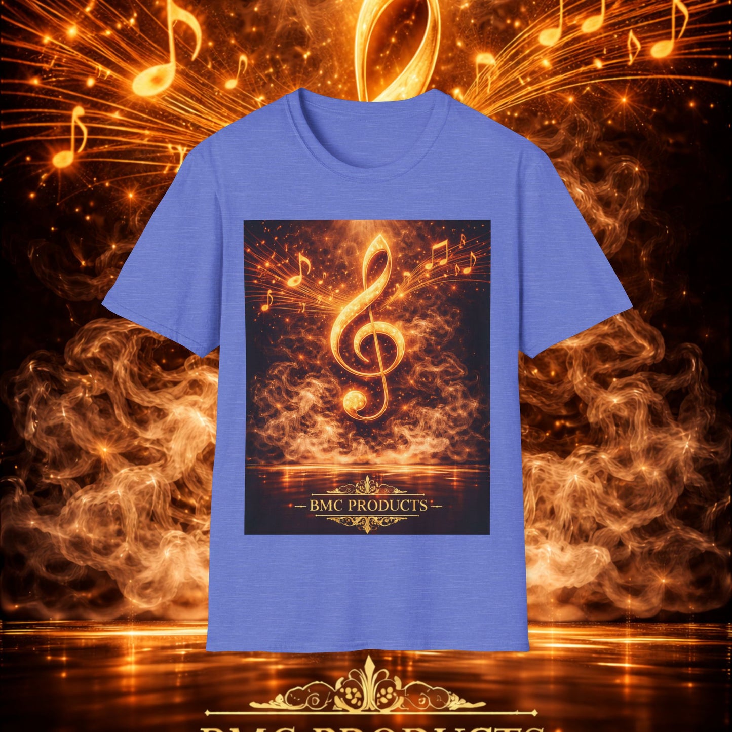 "Camiseta clave de sol 🎼🔥 “Donde nace una nota… nace una llama.” 🔥🎼