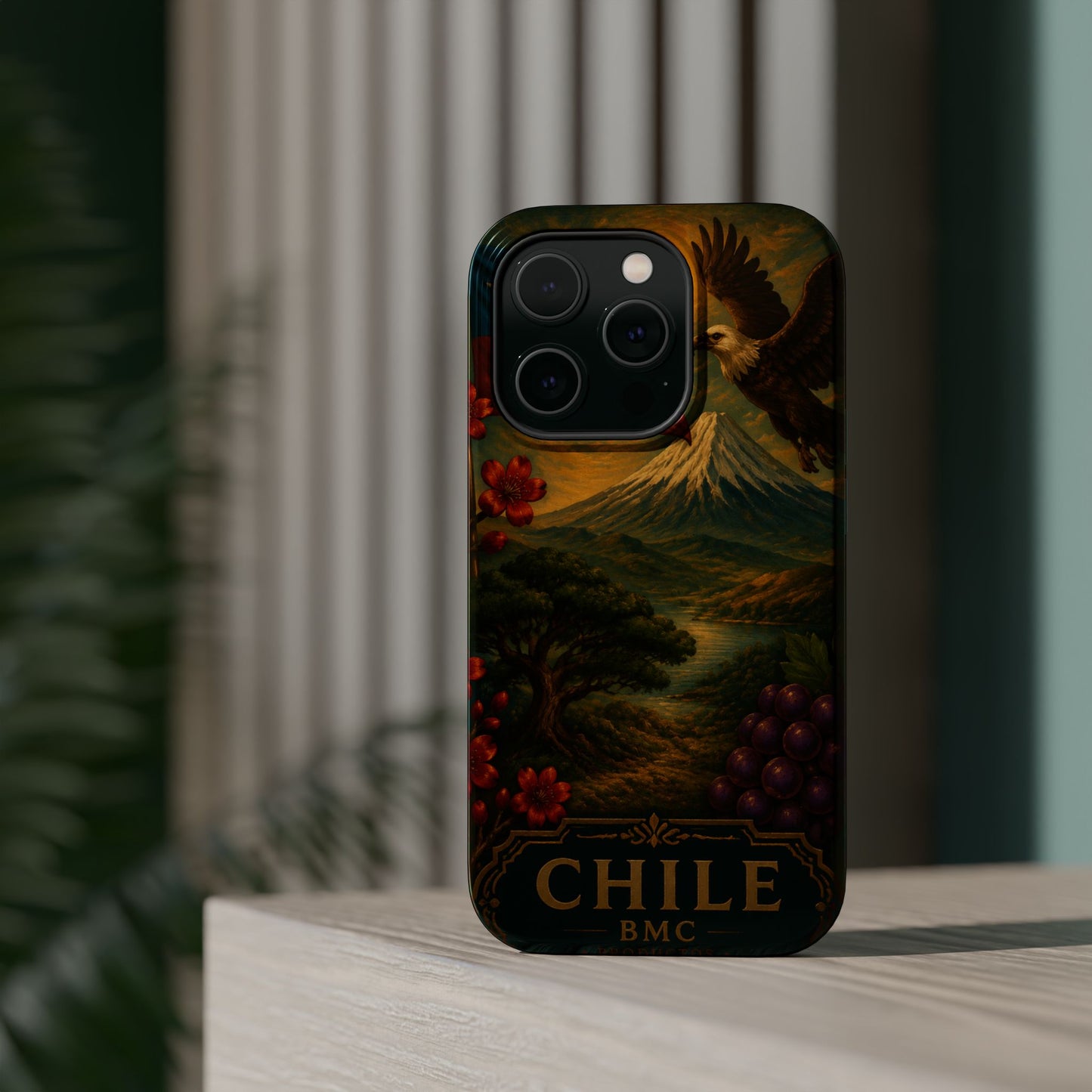 "Funda Magnética Reforzada Magnética Reforzada Chile: Naturaleza Indómita y Horizontes Eternos 🏔️🍇🏜️"
