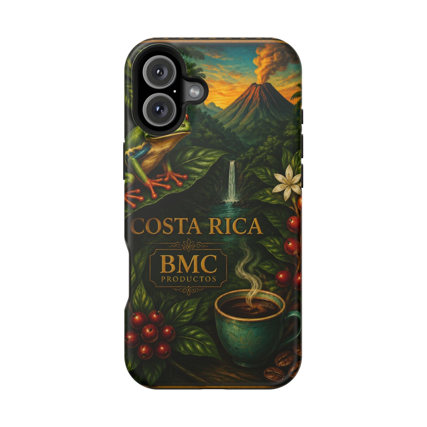 "Funda Magnética Reforzada Magnética Reforzada Costa Rica: Pura Vida entre Volcanes y Selvas 🌋🌴🦜"