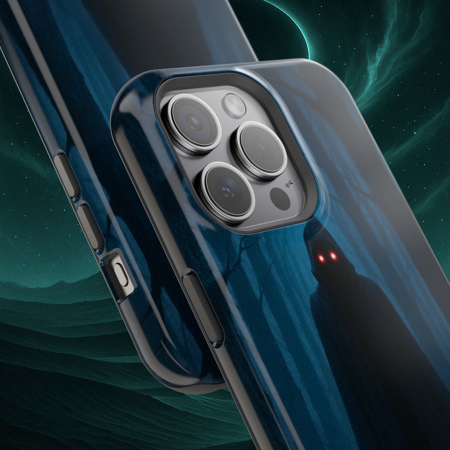 "Funda Magnética Reforzada🖤 El Vigía del Bosque Oscuro"