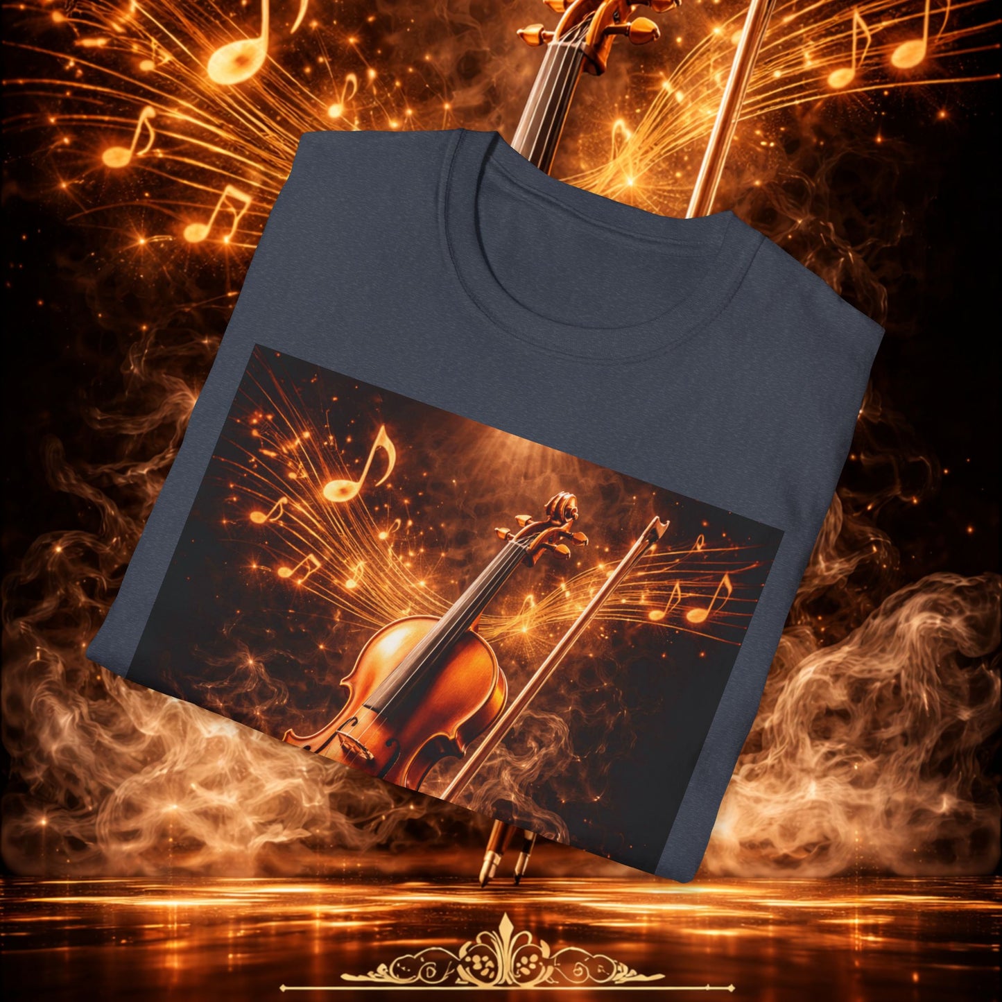 "Camiseta violin 🎻🔥 Toca con el alma. Quema con cada nota.” 🔥🎻
