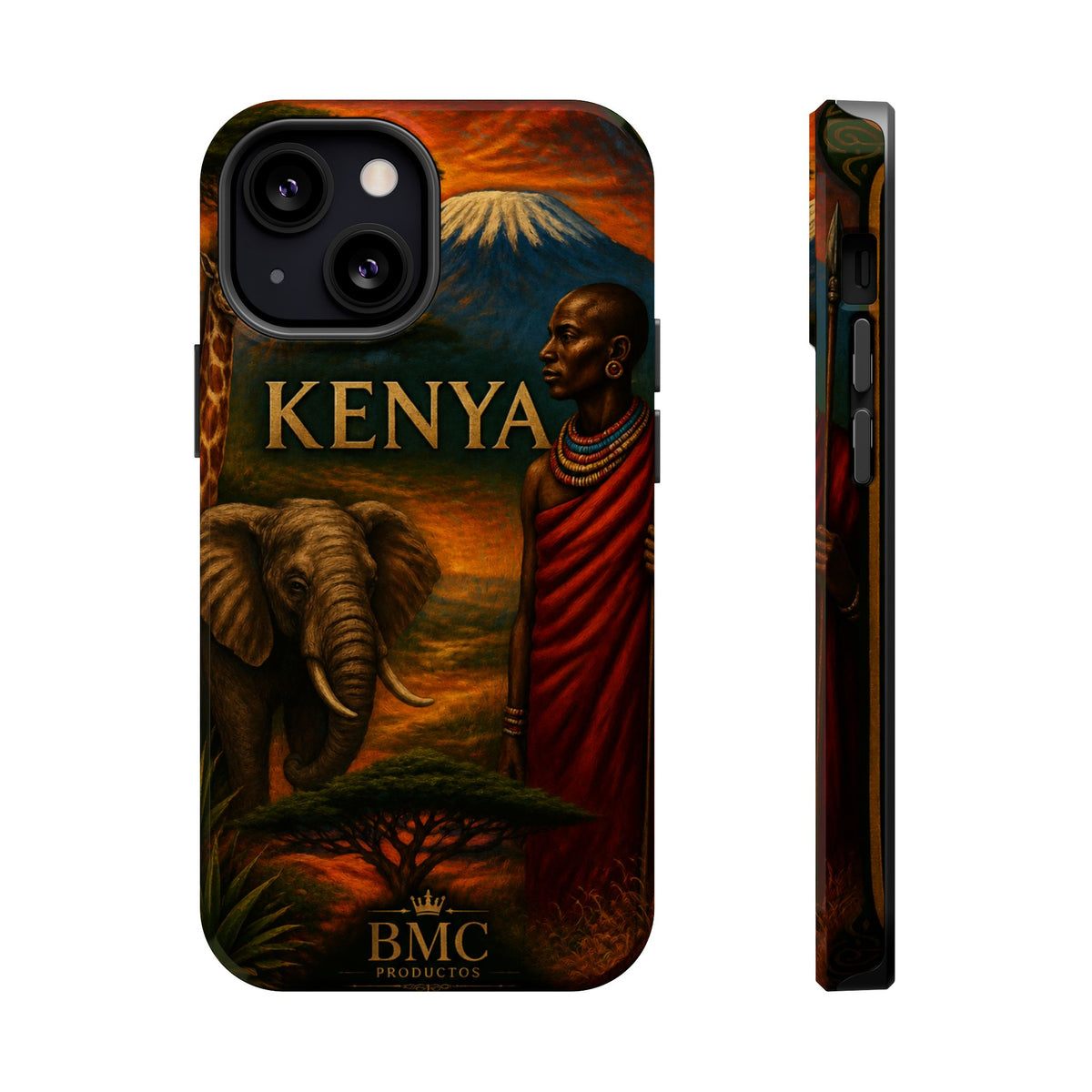 "Reinforced Magnetic Case Kenya: Wild Adventure and Land of Infinite Horizons 🦁🌄🏕️"