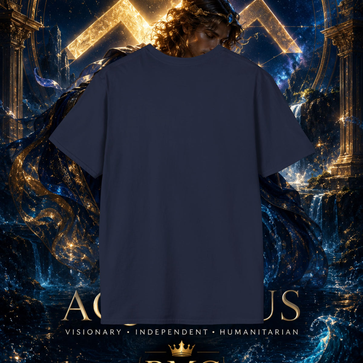 "Camiseta ♒ ACUARIO – El Visionario del Cielo y el Agua"