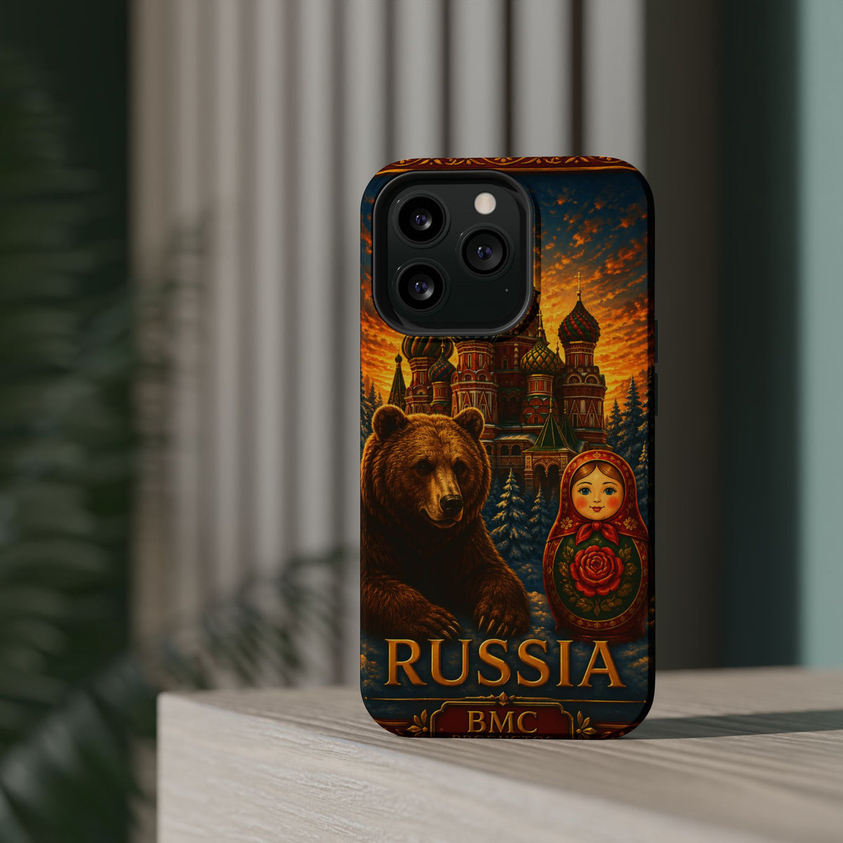 "Reinforced Magnetic Case Russia❄️ – Land of history, mystery, and grandeur"