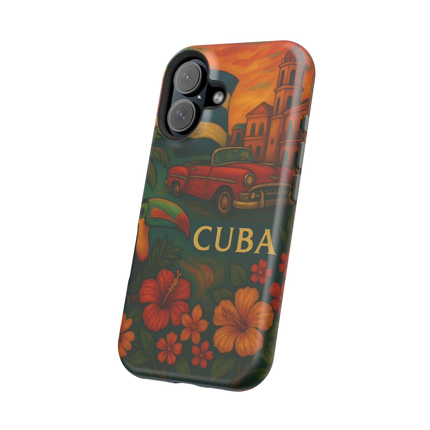 "Reinforced Magnetic Case Reinforced Magnetic Case Cuba: Rhythm, History and Caribbean Charm 🎺🚗🌴"