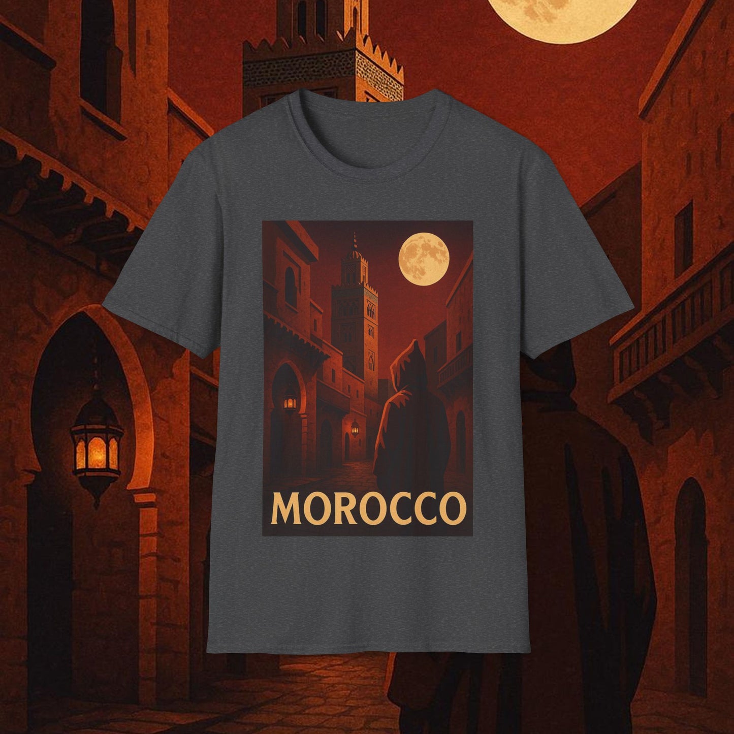 "Camiseta  Marruecos: Magia del Desierto y Ciudades de Mil Colores 🐪🏜️🕌"