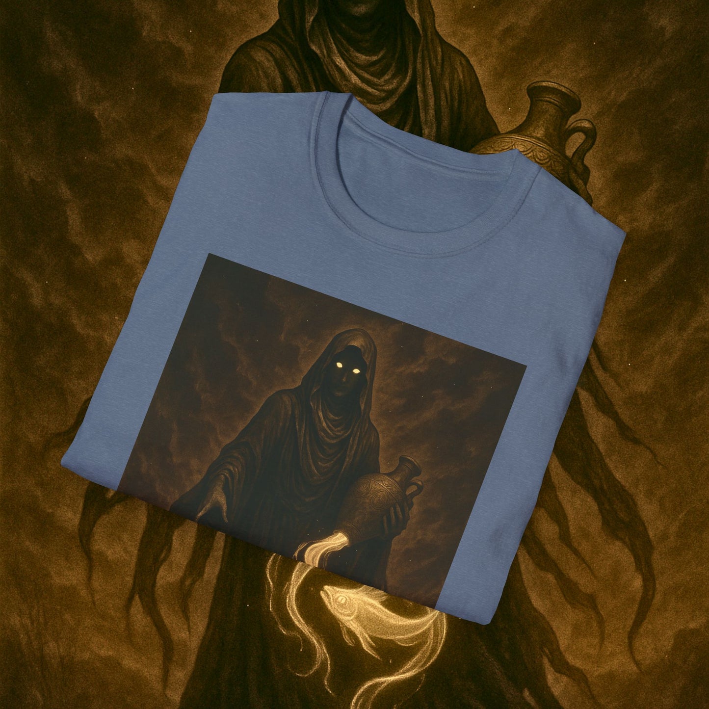 "Camiseta ♒ ACUARIO – El Visionario del Cielo y el Agua"