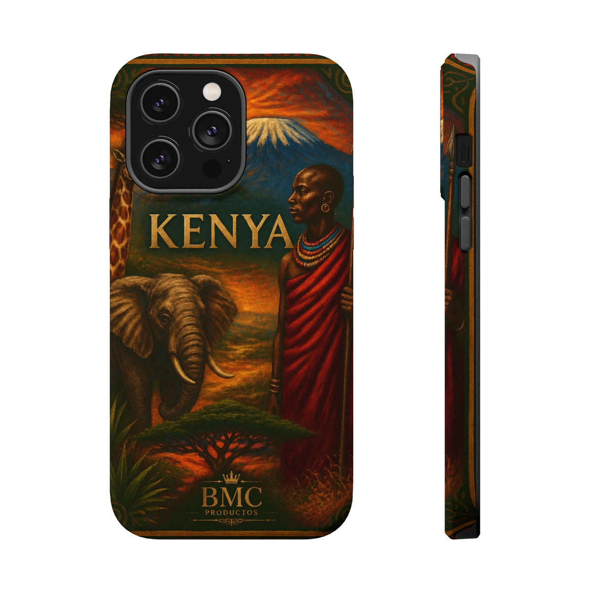 "Reinforced Magnetic Case Kenya: Wild Adventure and Land of Infinite Horizons 🦁🌄🏕️"