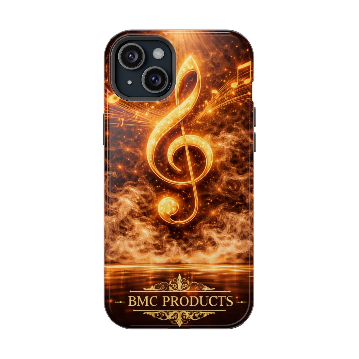 "Funda Magnética Reforzada Magnética Reforzada clave de sol 🎼🔥Donde nace una nota… nace una llama.” 🔥🎼