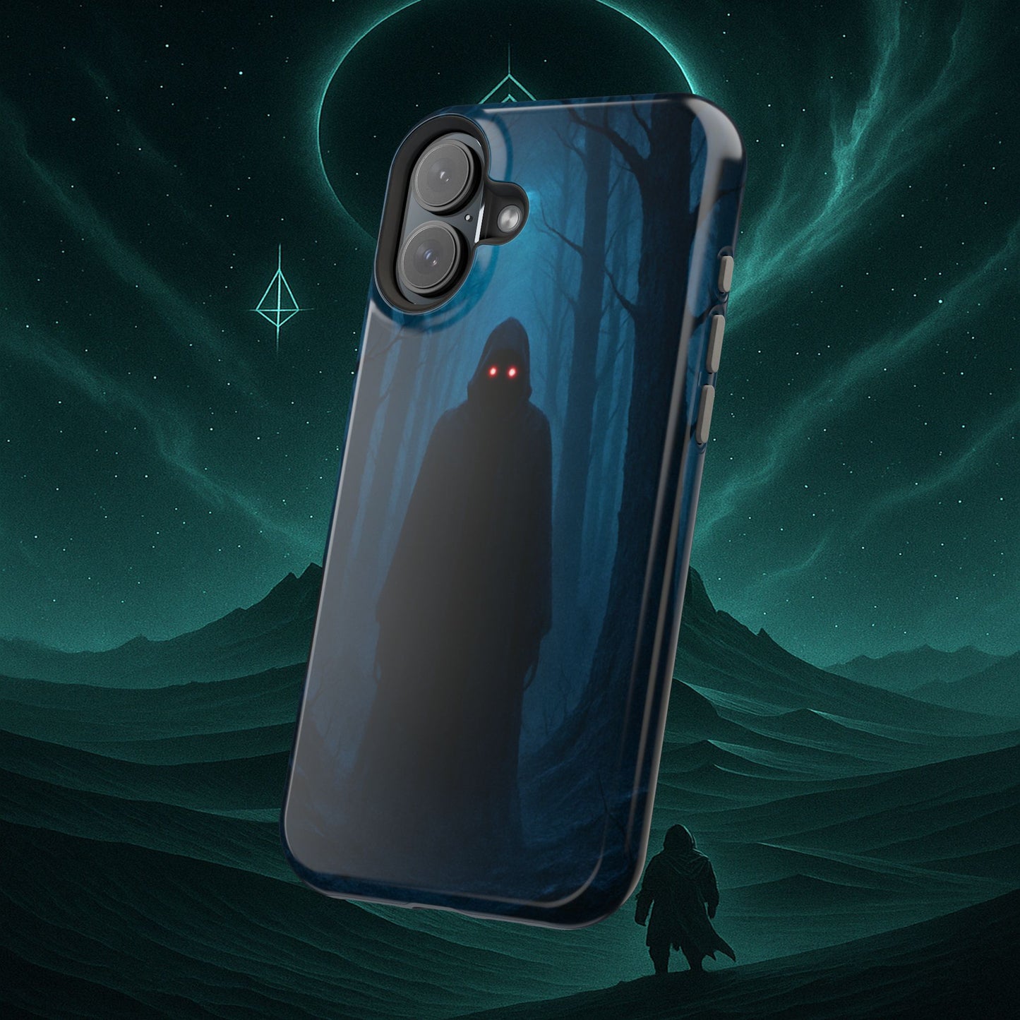 "Funda Magnética Reforzada🖤 El Vigía del Bosque Oscuro"