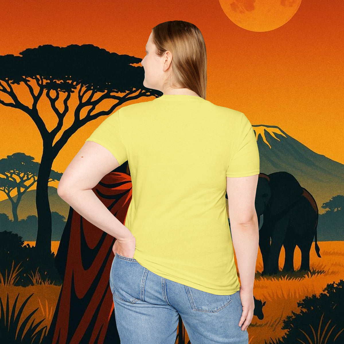 "Camiseta Kenia: Aventura Salvaje y Tierra de Horizontes Infinitos 🦁🌄🏕️"